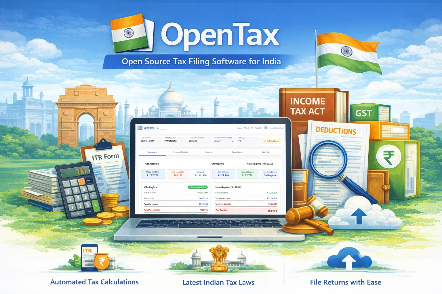 OpenTax — Open-Source Framework for Indian Income Tax